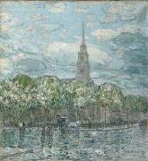 Childe Hassam St. Marks in the Bowery oil painting on canvas